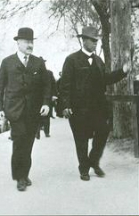 Julius Rosenwald and Booker T. Washington at the Tuskegee Institute, 1915. Courtesy of the Julius Rosenwald Papers, Special Collections Research Center, University of Chicago.
